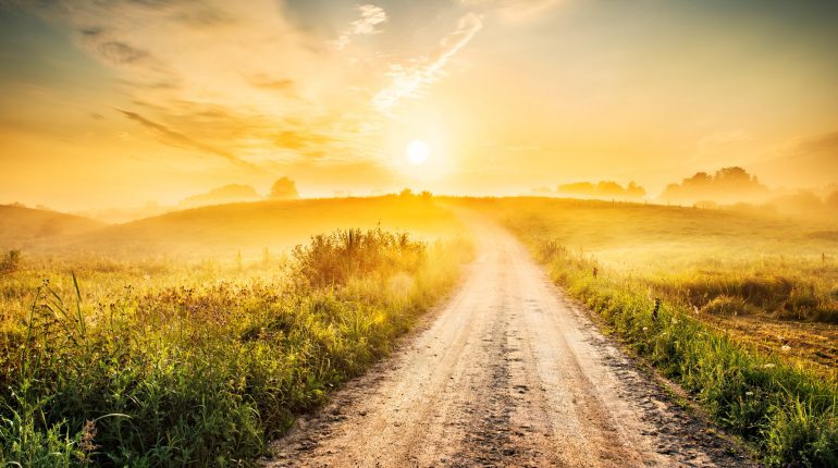 sunny road
